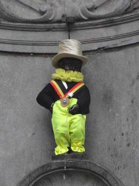 ブリュッセル に ある ジュリアン坊や 像