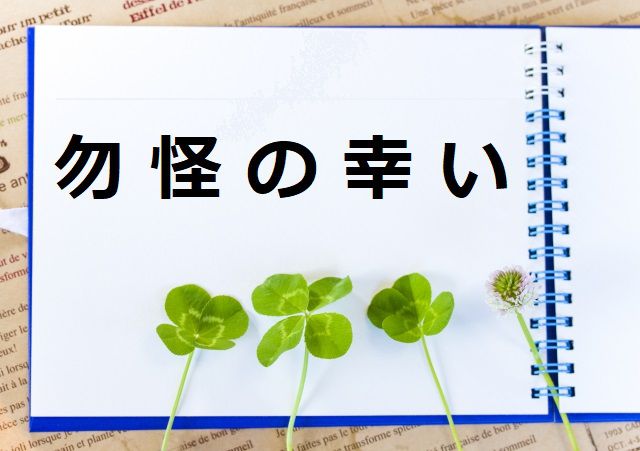 勿怪の幸い