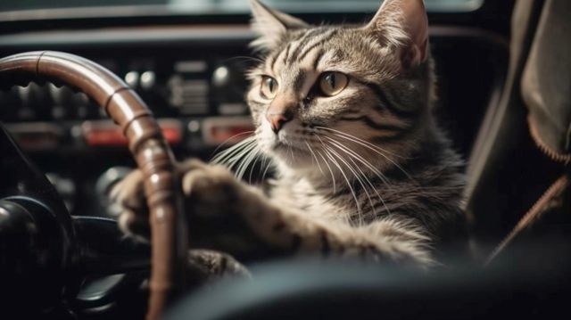 猫ドライバー