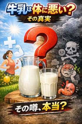 牛乳は体に悪い？その噂、本当？